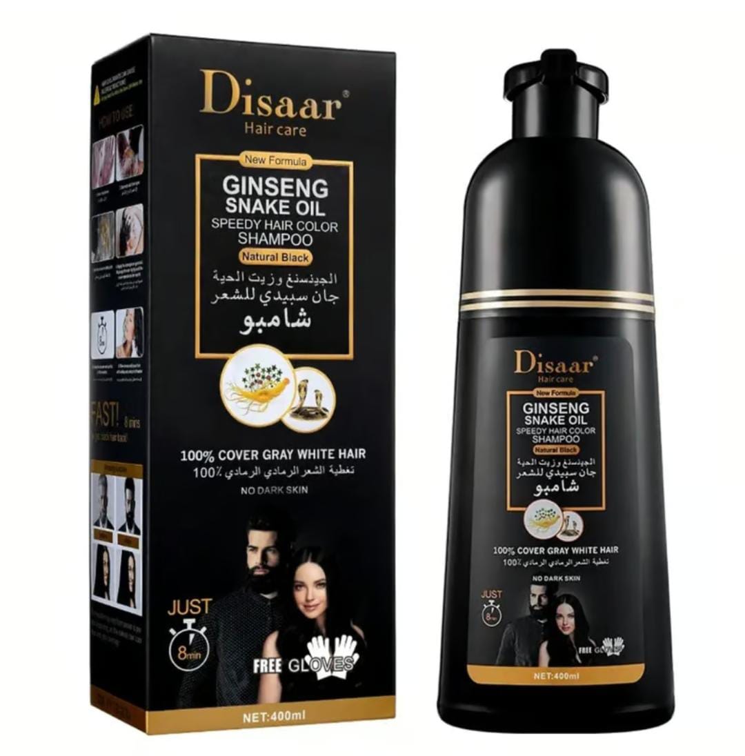 SHAMPOO CUBRE CANAS UNISEX DISAAR 400ML