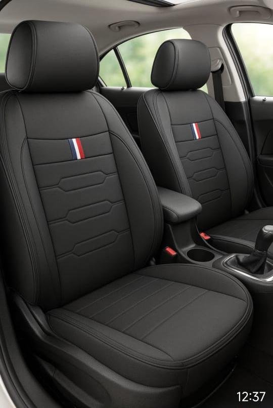 Forros para Asientos de Auto en Cuero Sintético Acolchado